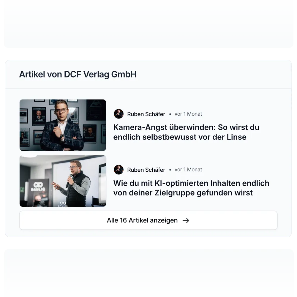 Lead-Magnet direkt in einem Trustmarkt-Artikel eingebettet