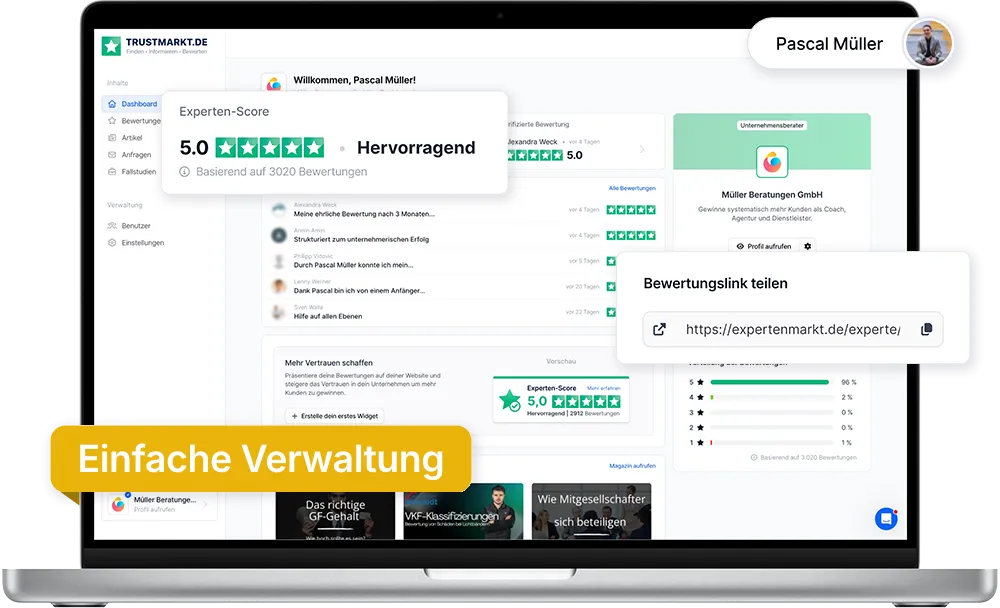 Fallstudien direkt auf der eigenen Website präsentieren