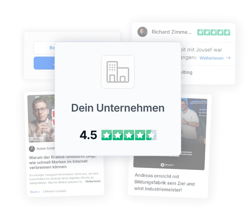 Sichtbarkeits-Boost durch zentrales Profil-System