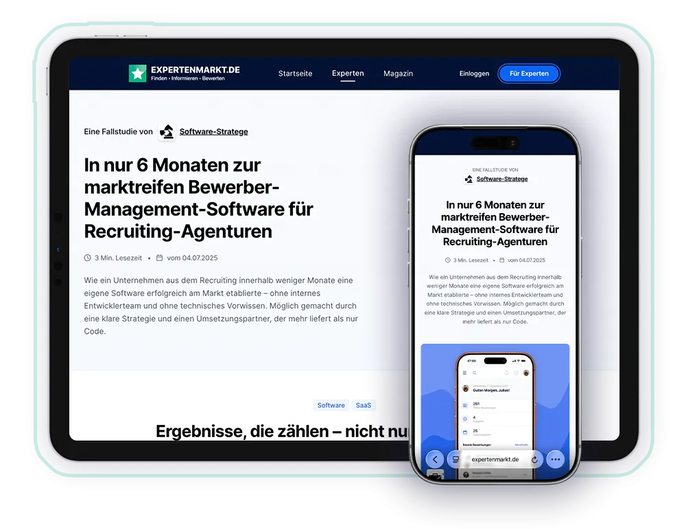 Fallstudien als eigene Landingpage mit eigenem Link nutzen