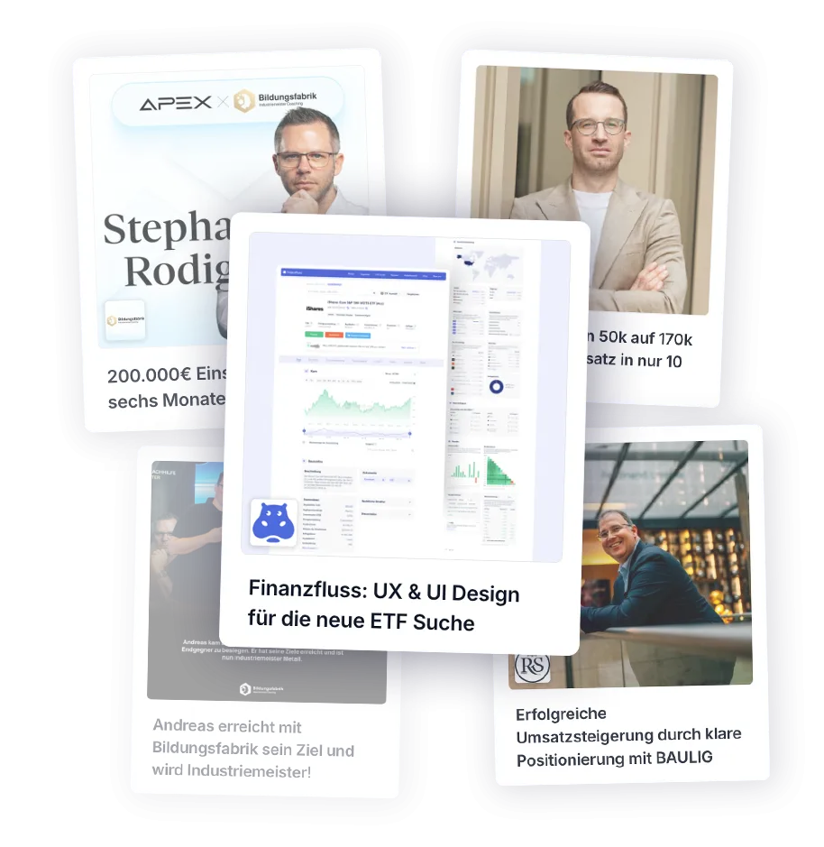 Projekte als professionelle Fallstudie in Trustmarkt darstellen